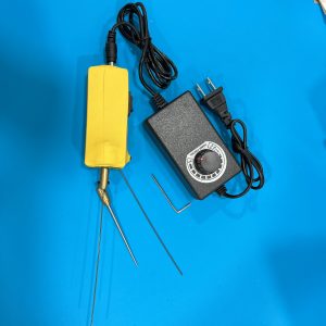 Máy quấn keo trục rời màu vàng