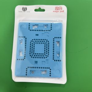 Thảm silicon màu xanh đổ chân IC